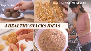 4 Kids Snacks Ideas | Easy & Healthy snacks recipes for Kids | Healthy recipes | Sugarfree snacks