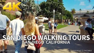 [FULL VERSION] San Diego Walking Tours - Balboa Park, La Jolla, Old Town San Diego, California, 4K
