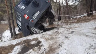 Так опасно я еще не ездил! Land Cruiser 80, УАЗ Патриот, Carib, Surf. Весенний призыв Ч.1. OffRoad