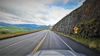 Driving through rock slides and over flooded rivers trying to make it back to Boise!