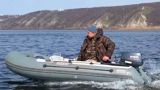 Покатушки на лодке ПВХ Викинг-320 с мотором Yamaha 9,9 GMHS / Волга о.Зелёненький