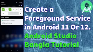 Create a Foreground Service in Android 11 Android Studio Tutorial
