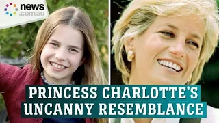 Princess Charlotte's stunning resemblance to Diana in birthday portrait