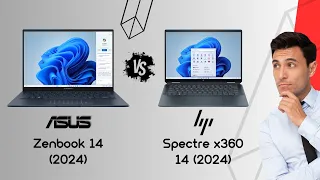 Asus Zenbook 14 OLED vs HP Spectre x360 14 (2024) - spec review & comparison