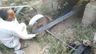 Old Man Working On Old Black Desi Engine Beautifull Starting Diesel Engine ||Punjab Pakistan ||