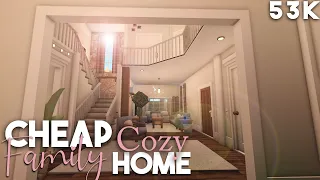 Cheap Cozy Family Home | Welcome to Bloxburg (no advanced placing) Speed Build