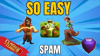 12 x Super Wizard + 10 x Root Rider = Base Crushed!!! NEW TH16 Attack Strategy - Clash of Clans