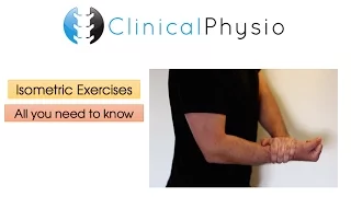 Isometric Exercises | Clinical Physio