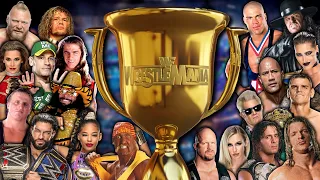 Greatest WWE WrestleMania Matches World Cup Bracket