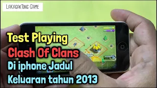 Test Playing Clash of clan iphone 5c ios 10 3 3