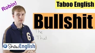 English Bad Words: Bullshit