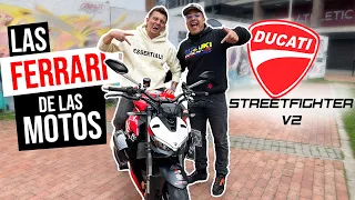 ¿Mejores que las Japonesas? | Ducati Streetfighter V2 Ft. Kike Velasquez | Cam Daza