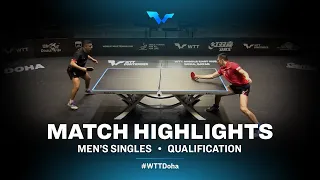 Ahmed Saleh vs  Frane Kojic | WTT Contender Doha 2021 | Men's Singles | QUAL Highlights