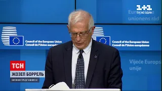 Новини світу: головний дипломат Євросоюзу закликав Кремль відвести війська від кордонів України