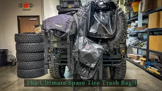 The best spare tire trash bag. Trasharoo, Overland Gear Guy, Colfax Designs compared after real use!