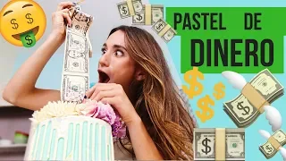 PASTEL CON DINERO SORPRESA | DANI FLOWERS