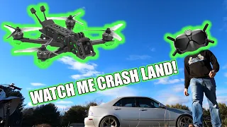 Going from DJI Mini 3 to iFlight Nazgul Evoque FPV (First Flight/Chase) Goggles V2 Update Issue Fix