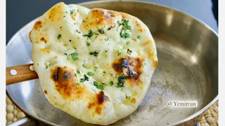 RESTAURANT STYLE GARLIC NAAN WITHOUT OVEN IN THE PAN 😮