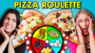 Gen Z Vs. Boomers Pizza Roulette Trivia Challenge | People Vs. Food