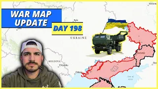 Map Update - Russian Invasion in Ukraine (Day 198)