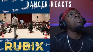 DANCER REACTS TO RUBIX | Dance Battle Rounds Compilation