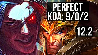 KAYN vs JARVAN IV (JNG) | Rank 3 Kayn, 9/0/2, Legendary, 1.0M mastery | NA Challenger | 12.2