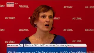 Pressekonferenz der Linken mit Katja Kipping vom 19.03.2018