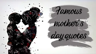 Powerful message about a mother's love