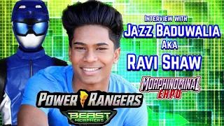 Jazz Baduwalia Interview: Ravi Shaw, Power Rangers Beast Morphers Blue Ranger at Morphinominal Expo!