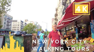 [4K] NYC Walking Tours | Walking Through Lively Washington Heights 💃. as the Sun Goes Down