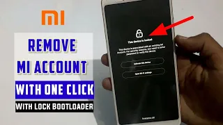 Bypass/Disable Mi Account With One Click | Mi Account Remove Tool