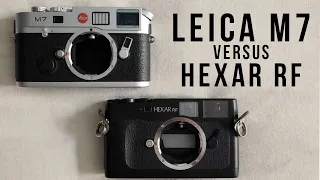 Leica M7 versus Hexar RF