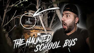 THE HAUNTED SCHOOL BUS IN THE WOODS GONE WRONG (ATTACKED)