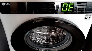 Ошибка OE на стиральной машине LG. Причины и ремонт своими руками