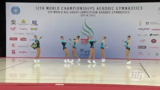 Group Italy - Aerobic World Age Group 2012