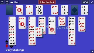 Microsoft Solitaire Collection | FreeCell Hard | October 31, 2021 | Daily Challenges