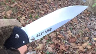 Cold Steel Air Lite ($50) Drop Point Folding Knife Review - Easy To Carry Workhorse