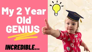 Smartest 2 Year Old EVER | She is a GENIUS!!!