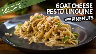 This goat cheese pasta is so creamy, you won't believe it doesn't have any cream!