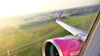 Wizz Air Airbus A321-200NEO Beautiful Take Off From Milan Malpensa