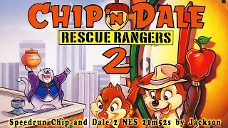 Speedrun Chip and Dale 2 NES 21m52s by Jackson