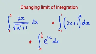 How to change the Limit of Integration