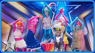 Troll Dancers bring the PARTY with COLOURFUL performance! | Auditions | BGT 2024