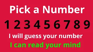 Awesome Magic Tricks with Numbers that will blow your mind //magic with numbers// Read anyone's mind