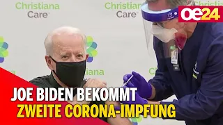 Joe Biden bekommt zweite Corona-Impfung