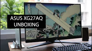 All new ASUS XG27AQ Unboxing - 27", IPS, 1440p, G-Sync