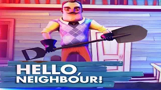 ПРИВЕТ СОСЕД Hello Neighbor #1 Сосед пришол в мой дом и завис, БАГ в текстурах. Новые приключения