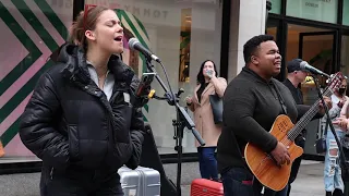 SEPTEMBER by EARTH, WIND & FIRE | Fabulous Fabio & Allie sherlock | Public Acoustic Cover