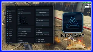 Midnight Mod Menu GTA5 PC | Best protection menu
