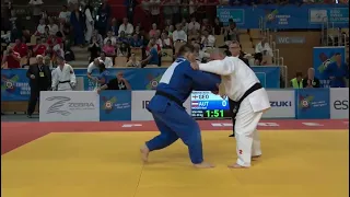 Judo Veteran European Championships Slovenia 2023 Semi final Moser AUT vs Mankadatze Zaza GEO